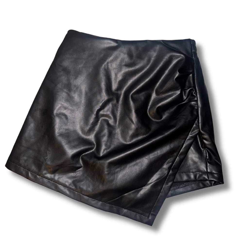 Black Leather Skirt